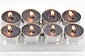 Tea lights with 8 burning hours - Tea lights - Glitter tea lights - 8 Tea lights Glitter Tea lights with 8 burning hours - Tea lights - Glitter tea lights - 8 Tea lights Glitter