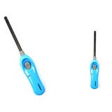Discountershop Lighter with child protection - Barbecue lighter - Package of 2x BBQ lighters refillable| A Quality |Child Protection/Child Lock |2x  blue| 26 cm Discountershop Lighter with child protection - Barbecue lighter - Package of 2x BBQ lighters refillable| A Quality |Child Protection/Child Lock |2x  blue| 26 cm