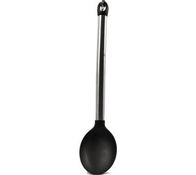 Merkloos Kitchenware serving spoon 35 stainless steel with soft plastic \ small size Merkloos Kitchenware serving spoon 35 stainless steel with soft plastic \ small size