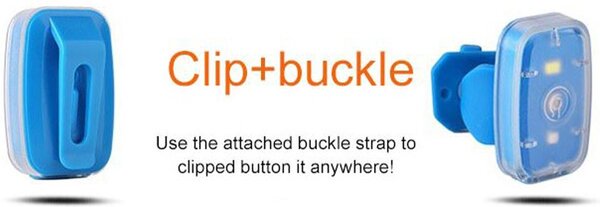 Merkloos Pink Outdoor Safety Lamp | Mountain bike rear light | bicycle light | helmet light USB charging | balance car safety light night running light