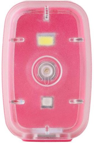 Merkloos Pink Outdoor Safety Lamp | Mountain bike rear light | bicycle light | helmet light USB charging | balance car safety light night running light
