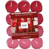 Discountershop Tealights with 4 Burning Hours - Tealights - Scented Tealights - Tealights - 24 Tealights with Scent - Red Berries scented tealights Discountershop Tealights with 4 Burning Hours - Tealights - Scented Tealights - Tealights - 24 Tealights with Scent - Red Berries scented tealights
