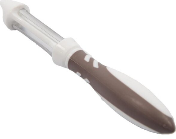 Merkloos Peeler with cap | paring knife | Fruit cutter | Vegetable peeler | Potato peeler | apple peeler | potato peeler Merkloos Peeler with cap | paring knife | Fruit cutter | Vegetable peeler | Potato peeler | apple peeler | potato peeler