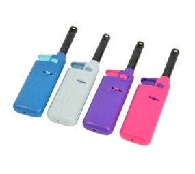 Discountershop Praktische Mini Aansteker Set voor in de Keuken - Gas - Kunststof - Blauw, Lichtblauw, Paars, Roze - Afmetingen: 6x1.50x15 cm - 4 Stuks Discountershop Praktische Mini Aansteker Set voor in de Keuken - Gas - Kunststof - Blauw, Lichtblauw, Paars, Roze - Afmetingen: 6x1.50x15 cm - 4 Stuks