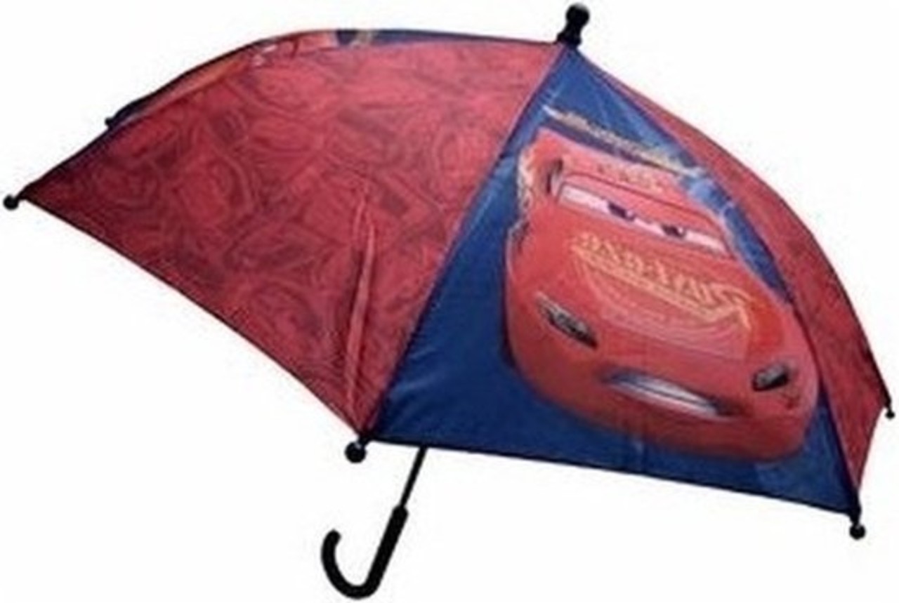 Disney Disney Cars paraplu blauw/rood voor jongens - Kinderparaplu