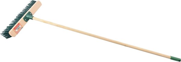 Discountershop Broom 40 cm including steel 120 cm green Household Broom firm Discountershop Broom 40 cm including steel 120 cm green Household Broom firm