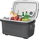 Discountershop Cool box 45 liters 12V/240V - Electric Cool box - 45L - AC/DC with handle and wheels - 12V/240V - Grey-green Cools and heats, so also useful if you want to keep food warm. Discountershop Cool box 45 liters 12V/240V - Electric Cool box - 45L - AC/DC with handle and wheels - 12V/240V - Grey-green Cools and heats, so also useful if you want to keep food warm.