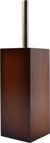 Merkloos Toiletborstel hout 8mm dik - toiletborstels- WC Bamboe Donker kleur - Toiletborstelhouder met WC-Borstelhouder - Houten Borstelhouder - donkerbruin Merkloos Toiletborstel hout 8mm dik - toiletborstels- WC Bamboe Donker kleur - Toiletborstelhouder met WC-Borstelhouder - Houten Borstelhouder - donkerbruin