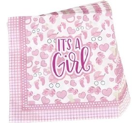 Gerimport Gerimport Servetten Girls 33 X 33 Cm Papier 20 Stuks