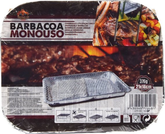 Merkloos Mini Instant Picnic wegwerp BBQ| voor 2 personen | Wegwerp - Buiten barbecue - Tafel - Rooster - Balkon - Picknick - Barbecue accessoires |wegwerpbarbecue |Grill - Barbecue kopen - Barbecuen - Barbecue saus-1200g Merkloos Mini Instant Picnic wegwerp BBQ| voor 2 personen | Wegwerp - Buiten barbecue - Tafel - Rooster - Balkon - Picknick - Barbecue accessoires |wegwerpbarbecue |Grill - Barbecue kopen - Barbecuen - Barbecue saus-1200g