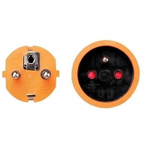 Merkloos Verlengsnoer - Spatwaterdicht IP44 - Met randaarde - 20 meter - Verlengsnoer - Verlengsnoer - 20 meter - Luxe verlengsnoer oranje met penaarde - 20 meter - verlengkabel Merkloos Verlengsnoer - Spatwaterdicht IP44 - Met randaarde - 20 meter - Verlengsnoer - Verlengsnoer - 20 meter - Luxe verlengsnoer oranje met penaarde - 20 meter - verlengkabel