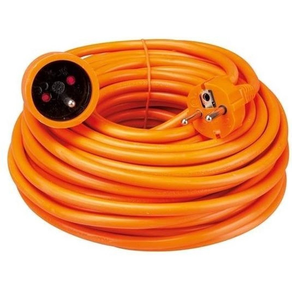 Q-Link Kabelhaspel Klus Randaarde H05VVF 3x1,0mm - 25mtr - Geel/Zwart