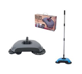 Gerimport Gerimport Broom Magic 30 X 112 Cm Stainless Steel Blue/silver 2-piece Gerimport Gerimport Broom Magic 30 X 112 Cm Stainless Steel Blue/silver 2-piece