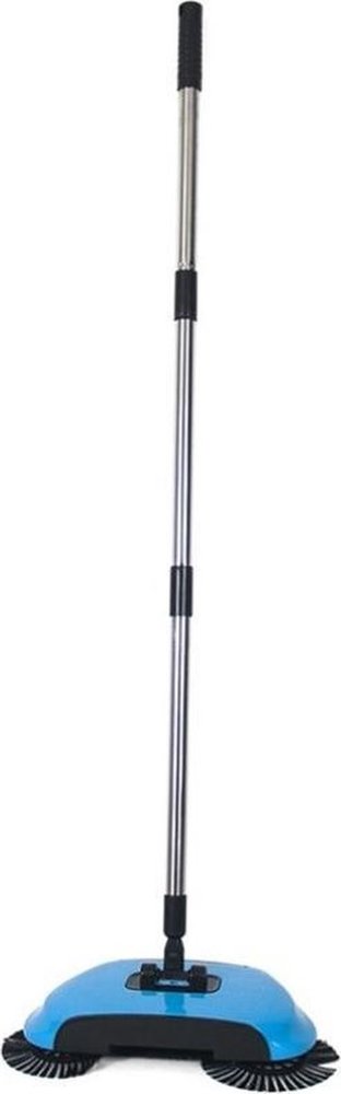 Gerimport Gerimport Bezem Magic 30 X 112 Cm Rvs Blauw/zilver 2-delig