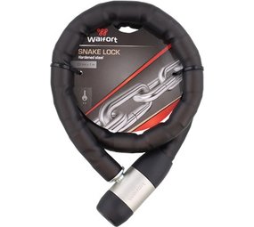Gray - Walfort cord lock - spiral lock - 12 mm x 1.8 meters with 2 keys - bicycle lock - scooter - e-bike - folding bike lock Gray - Walfort cord lock - spiral lock - 12 mm x 1.8 meters with 2 keys - bicycle lock - scooter - e-bike - folding bike lock