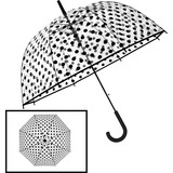 Discountershop Transparante Bruidsparaplu met Retro-ontwerp – Koepelparaplu Polka Dot Ø86cm – Winddichte Bubbleparaplu - PVC Trouwparaplu met Haak Discountershop Transparante Bruidsparaplu met Retro-ontwerp – Koepelparaplu Polka Dot Ø86cm – Winddichte Bubbleparaplu - PVC Trouwparaplu met Haak