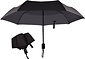 2x Automatic Storm Umbrella - Umbrella - Automatic, Foldable & Windproof up to 70 - 80 km p/h - Ø 95 cm - 7 panels - Double Layer - Black 2x Automatic Storm Umbrella - Umbrella - Automatic, Foldable & Windproof up to 70 - 80 km p/h - Ø 95 cm - 7 panels - Double Layer - Black