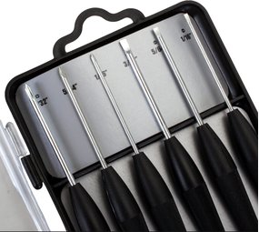 Merkloos Screwdrivers with Plastic Box, 6 pcs. Kits Merkloos Screwdrivers with Plastic Box, 6 pcs. Kits
