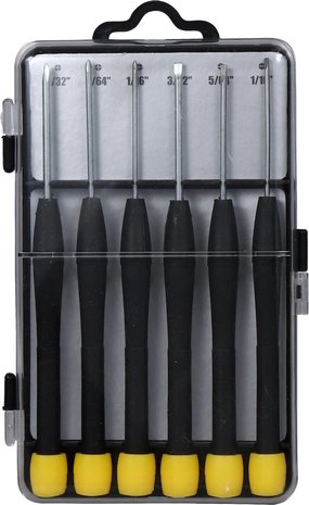 Merkloos Screwdrivers with Plastic Box, 6 pcs. Kits Merkloos Screwdrivers with Plastic Box, 6 pcs. Kits