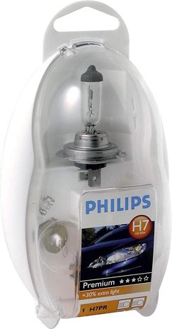 Philips Philips Reservelampenset Premium Vision Easykit H7 55474ekkm Philips Philips Reservelampenset Premium Vision Easykit H7 55474ekkm
