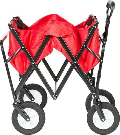 Delaram Opvouwbare Bolderkar – Multifunctionele Kar – Handwagen - 90x50x100cm – Rood Delaram Opvouwbare Bolderkar – Multifunctionele Kar – Handwagen - 90x50x100cm – Rood