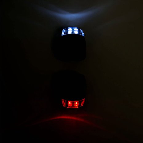 Discountershop Bicycle lights LED front light and rear light silicone set of 2 - Bicycle lighting front light and rear light lighting set - Bicycle lights children's bicycle lighting set waterproof silicon