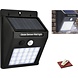 Discountershop 2x Automatische Solar LED lamp - 40 LED - Bewegingssensor - Zonne-energie - Tuinverlichting voor hek en wand Discountershop 2x Automatische Solar LED lamp - 40 LED - Bewegingssensor - Zonne-energie - Tuinverlichting voor hek en wand