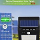 Discountershop 2x Automatische Solar LED lamp - 40 LED - Bewegingssensor - Zonne-energie - Tuinverlichting voor hek en wand Discountershop 2x Automatische Solar LED lamp - 40 LED - Bewegingssensor - Zonne-energie - Tuinverlichting voor hek en wand