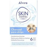 Alvira Alvira Skin essentials Charcoal pore strips - 6 pieces Alvira Alvira Skin essentials Charcoal pore strips - 6 pieces