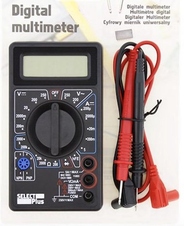 Merkloos Digital multimeter - multimeter 250 volts | 5 amps