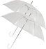 3x Transparante paraplu's met kunststof handvat 86 cm - Regenbescherming 3 stuks 3x Transparante paraplu's met kunststof handvat 86 cm - Regenbescherming 3 stuks