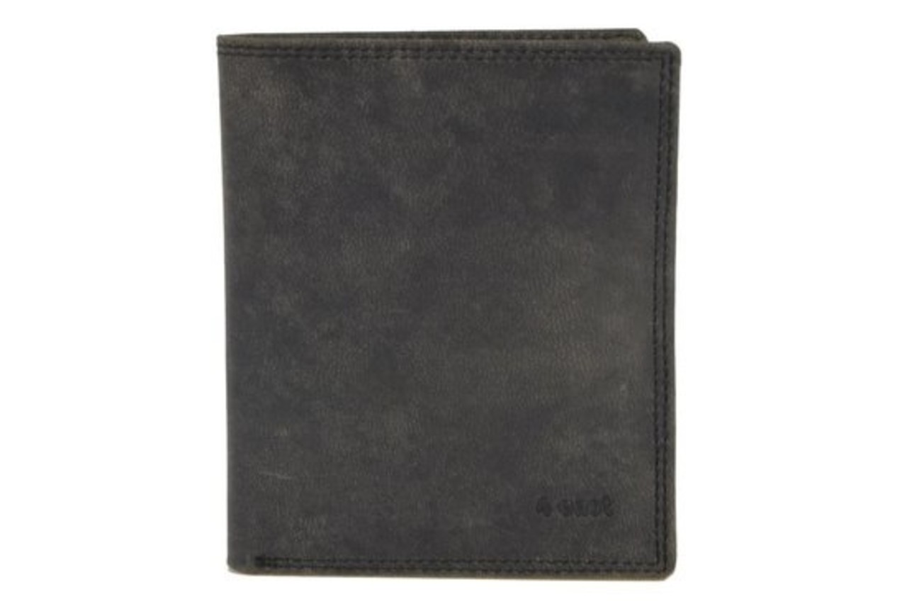4 East Pure Leather Wallet with Coin Pocket - RFID Technology - 4East Black Men's Wallet with 14 Creditcard Slots 4 East Pure Leather Wallet with Coin Pocket - RFID Technology - 4East Black Men's Wallet with 14 Creditcard Slots