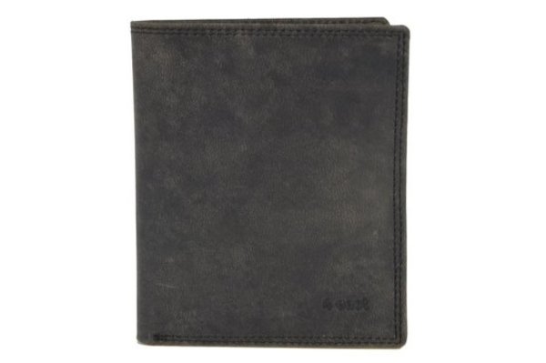 4 East Heren Portemonnee met Muntenvak - Leren Portemonnee RFID - 4East Zwarte Portemonnee met 14 Pasjeshouder 4 East Heren Portemonnee met Muntenvak - Leren Portemonnee RFID - 4East Zwarte Portemonnee met 14 Pasjeshouder