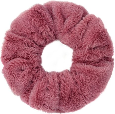 Merkloos Haarelastiek - Musthave Haaraccessore Scrunche Pack – Luxe kwaliteit – Elastiekje – Elastiek – Haarwokkel – Haarverzorging – Haarelastiekjes – Haarwikkel Scrunchies pluche stof pack Haaraccessoire Vrouwen - 6 stuks Natural Colors Haarwokkel