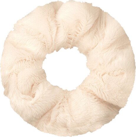 Merkloos Haarelastiek - Musthave Haaraccessore Scrunche Pack – Luxe kwaliteit – Elastiekje – Elastiek – Haarwokkel – Haarverzorging – Haarelastiekjes – Haarwikkel Scrunchies pluche stof pack Haaraccessoire Vrouwen - 6 stuks Natural Colors Haarwokkel