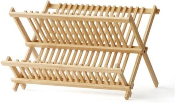 Merkloos Dish Rack - Wooden Dish Rack | Foldable | dish rack | bamboo wood | Sustainable | Pine wood 43x37x29cm - Brown Merkloos Dish Rack - Wooden Dish Rack | Foldable | dish rack | bamboo wood | Sustainable | Pine wood 43x37x29cm - Brown