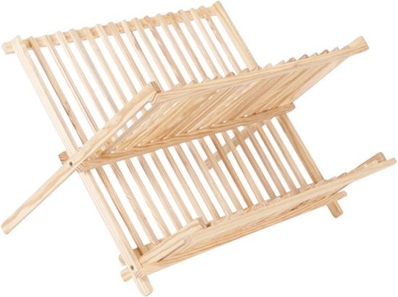 Merkloos Dish Rack - Wooden Dish Rack | Foldable | dish rack | bamboo wood | Sustainable | Pine wood 43x37x29cm - Brown Merkloos Dish Rack - Wooden Dish Rack | Foldable | dish rack | bamboo wood | Sustainable | Pine wood 43x37x29cm - Brown