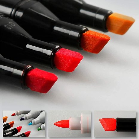 Discountershop Double sided marking 168 pcs twin markers XXL set - Pen with 168 pcs Discountershop Double sided marking 168 pcs twin markers XXL set - Pen with 168 pcs