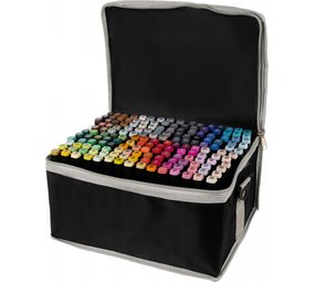 Discountershop Dubbelzijdige markering 168 st twinmarkers XXL-set - Stift met 168st Discountershop Dubbelzijdige markering 168 st twinmarkers XXL-set - Stift met 168st