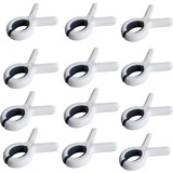 Discountershop Clamps 12 pieces - Clothespins - 12 pieces - White and blue 100% plastic and therefore stainless | Do not leave any prints Discountershop Clamps 12 pieces - Clothespins - 12 pieces - White and blue 100% plastic and therefore stainless | Do not leave any prints