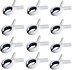 Clamps 12 pieces - Clothespins - 12 pieces - White and blue 100% plastic and therefore stainless | Do not leave any prints Clamps 12 pieces - Clothespins - 12 pieces - White and blue 100% plastic and therefore stainless | Do not leave any prints