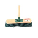 Discountershop Broom 30 cm including steel 120 cm green Household Broom firm Discountershop Broom 30 cm including steel 120 cm green Household Broom firm