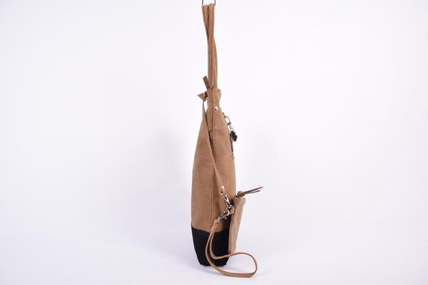 4 East Shopper from 4East with small wallet, Leather Shopper Zichron 4East brown 4 East Shopper from 4East with small wallet, Leather Shopper Zichron 4East brown