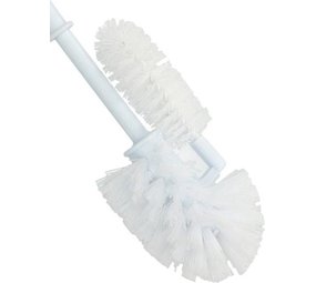 Merkloos 2x Plastic toilet brushes / toilet brush with edge cleaner - 37 cm Merkloos 2x Plastic toilet brushes / toilet brush with edge cleaner - 37 cm