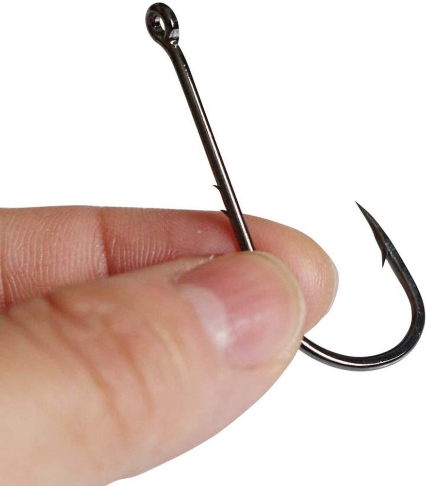 Merkloos Fishing hooks - with Eye - 100 pieces - 10 Sizes - Fishing Accessories Merkloos Fishing hooks - with Eye - 100 pieces - 10 Sizes - Fishing Accessories
