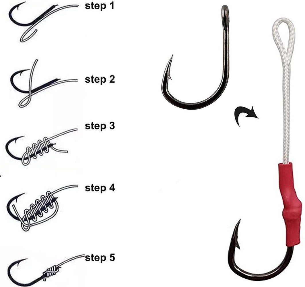 Merkloos Fishing hooks - with Eye - 100 pieces - 10 Sizes - Fishing Accessories Merkloos Fishing hooks - with Eye - 100 pieces - 10 Sizes - Fishing Accessories