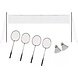 Merkloos Badminton set Including shuttles with net 4 players