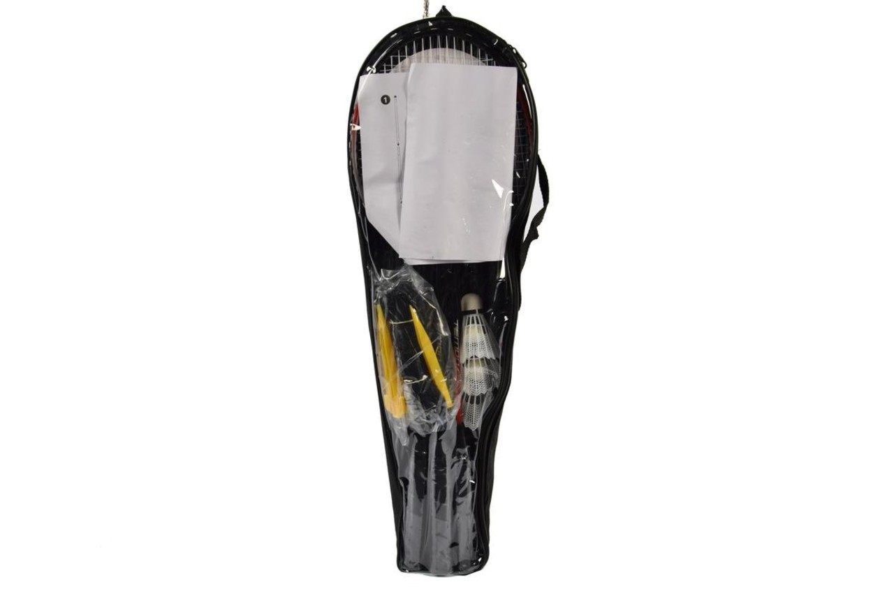 Merkloos Badminton set Including shuttles with net 4 players