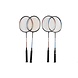 Merkloos Badminton set Inclusief shuttles met net 4 spelers Merkloos Badminton set Inclusief shuttles met net 4 spelers