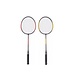 Merkloos Badminton set Including shuttles with net 4 players